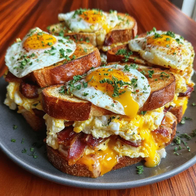 Eggs for Breakfast Sandwiches