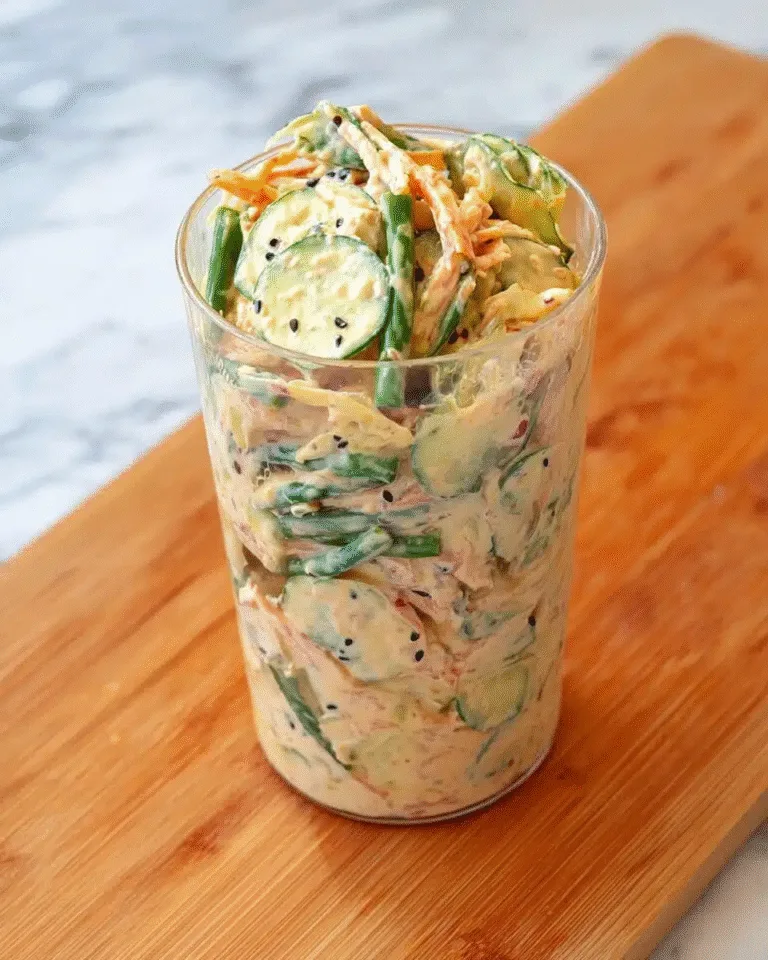 Creamy Asian Cucumber Salad Bowl