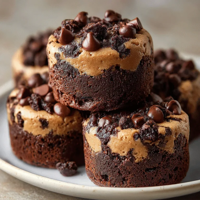 Chocolate Chip Cookie Dough Brownies