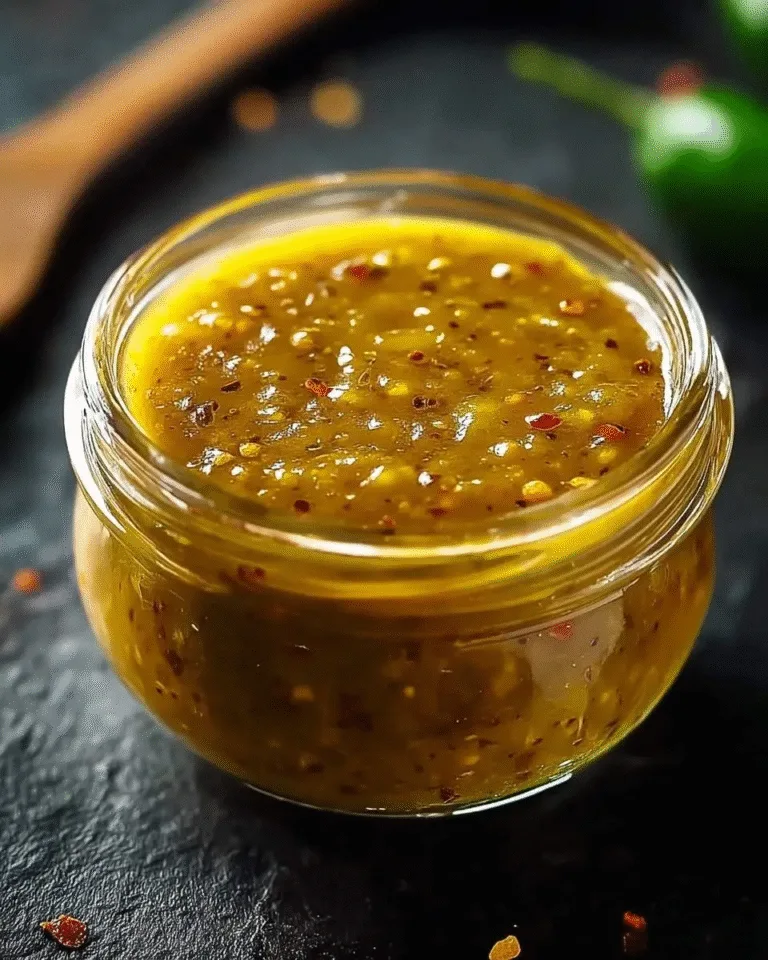 Zesty Jalapeño Honey Mustard Sauce