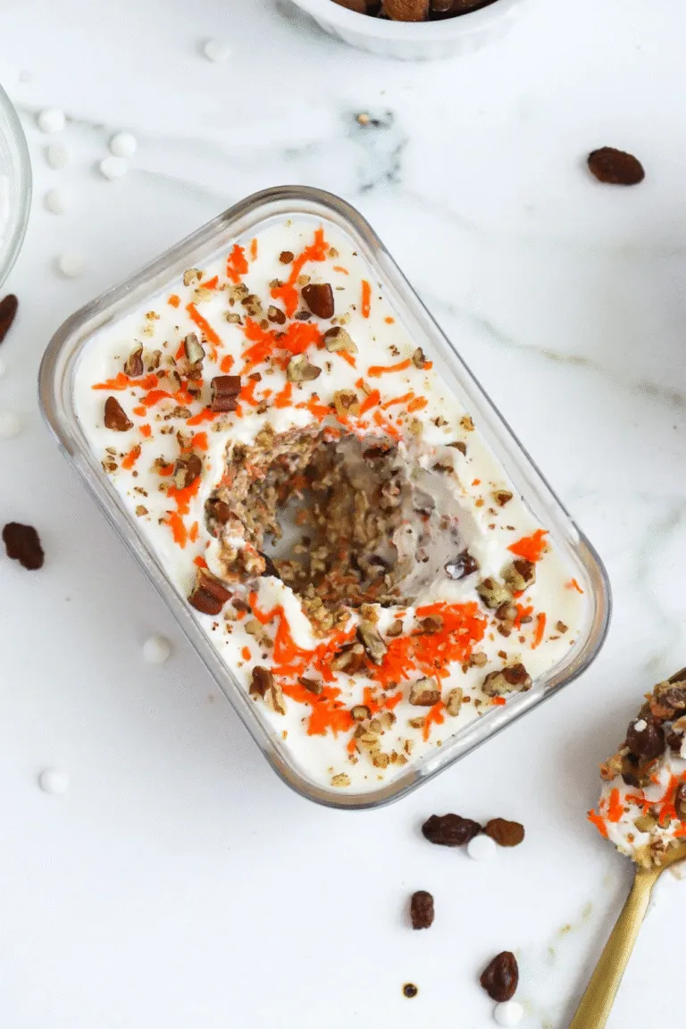Carrot Cake Overnight Oats