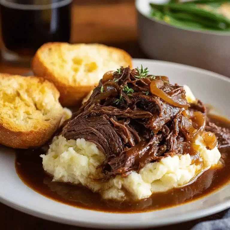 Slow Cooker Beef Manhattan