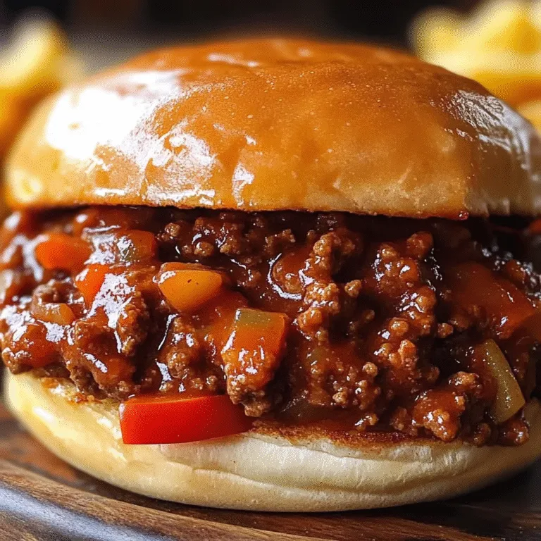 Dr. Pepper BBQ Sloppy Joes