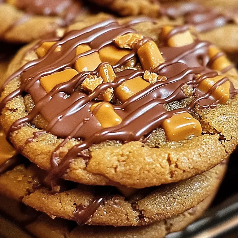 Butterfinger Caramel Crunch Cookies
