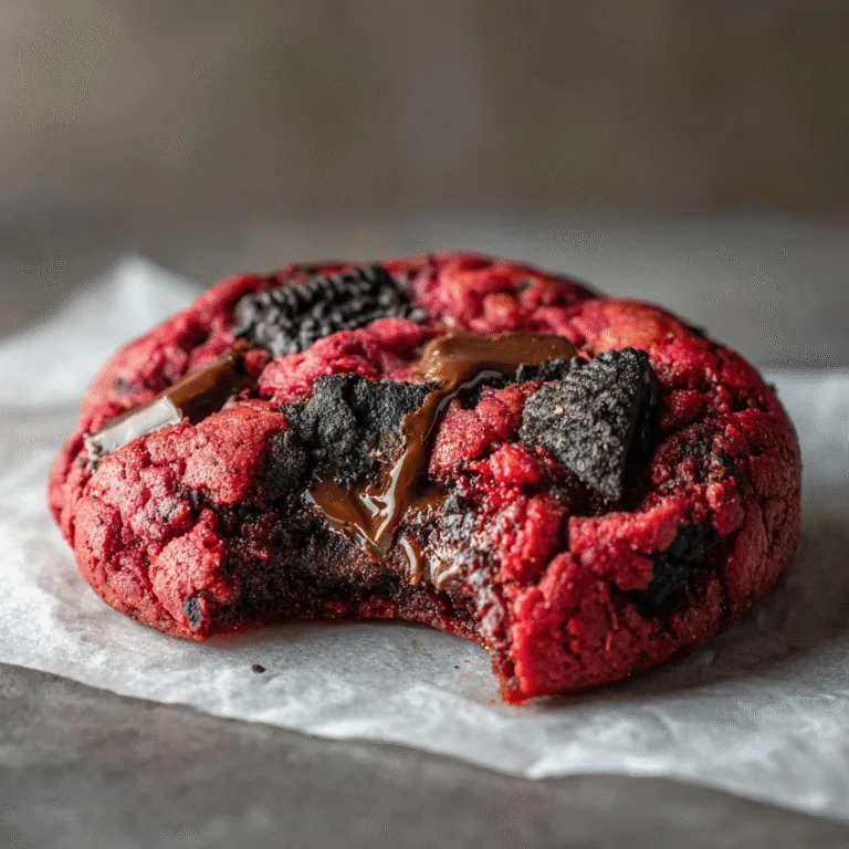 Homemade Red Velvet Oreo Cookies