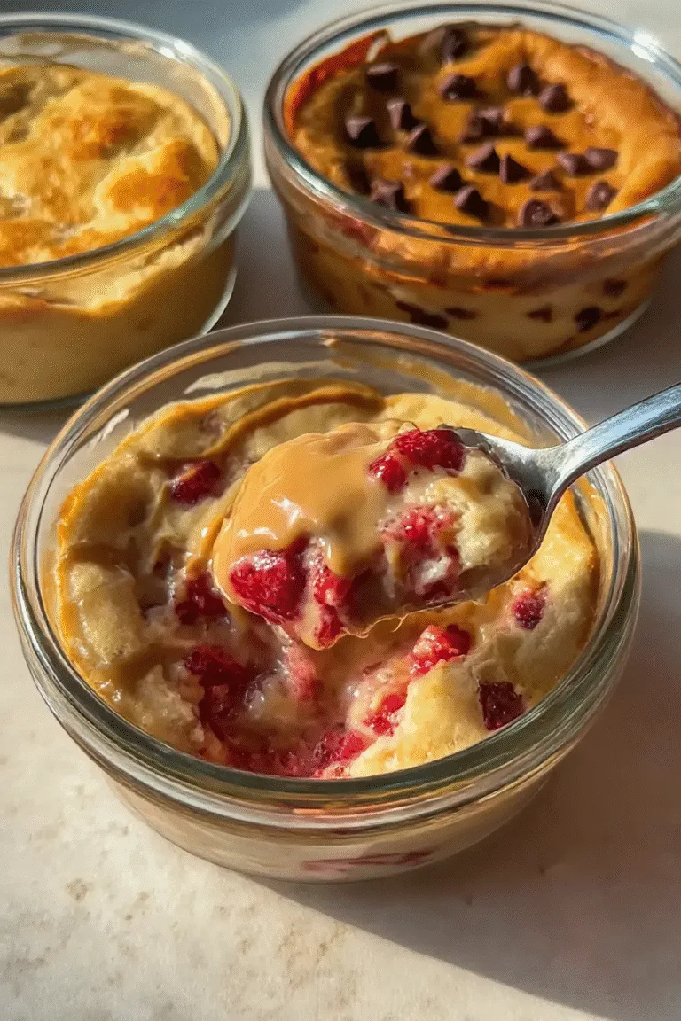 Baked Protein Pancake Bowl