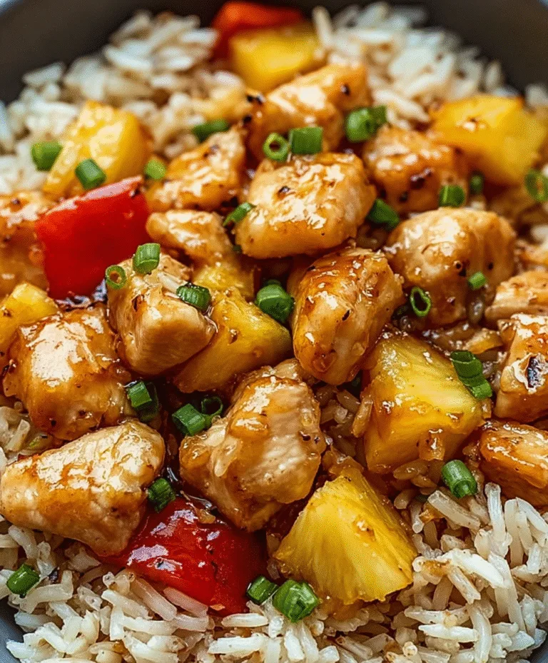 Pineapple Chicken and Rice