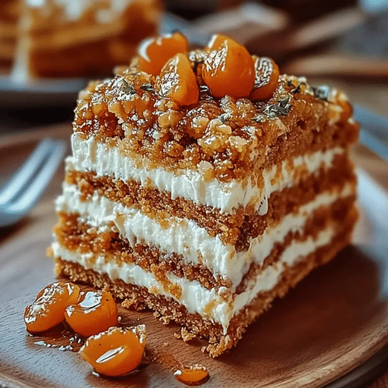 Russian Honey Cake (Medovik)