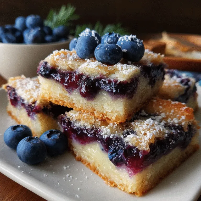 Blueberry Cream Cheese Bars