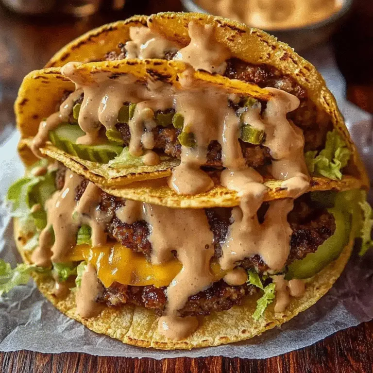 Smash Burger Tacos