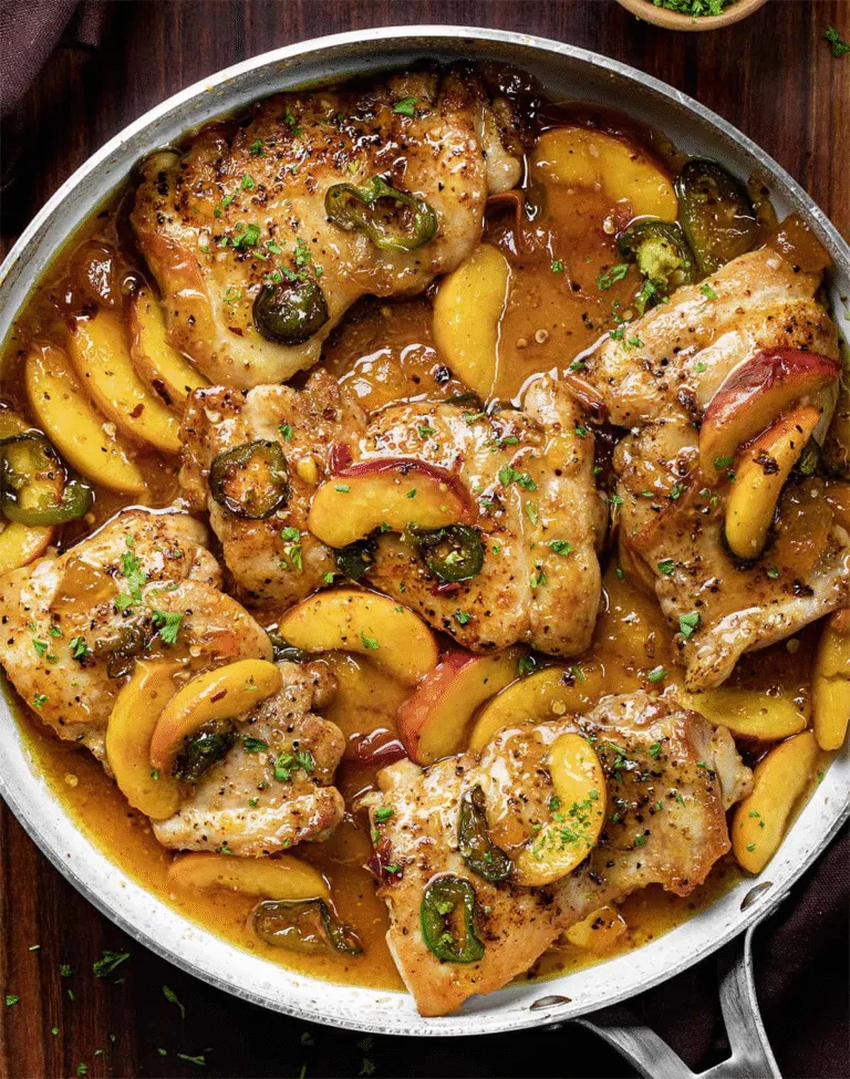 Jalapeño Peach Chicken