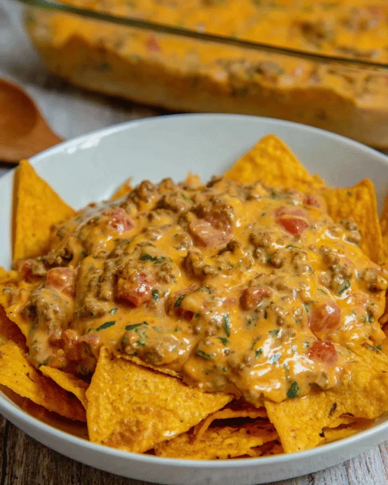 Rotel Dip with Ground Beef