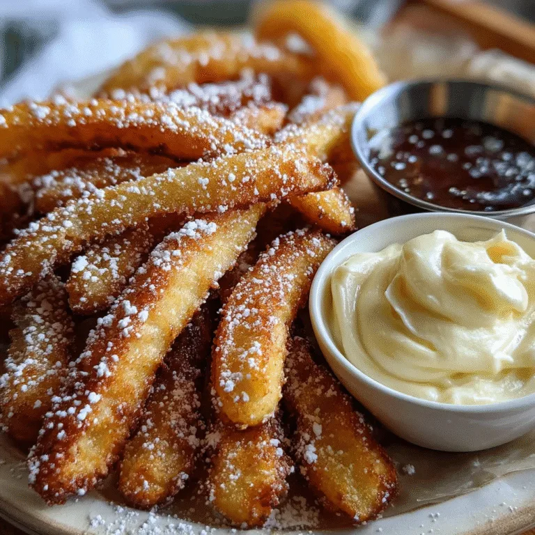 Cookie Fries with Sweet Frosting Dip