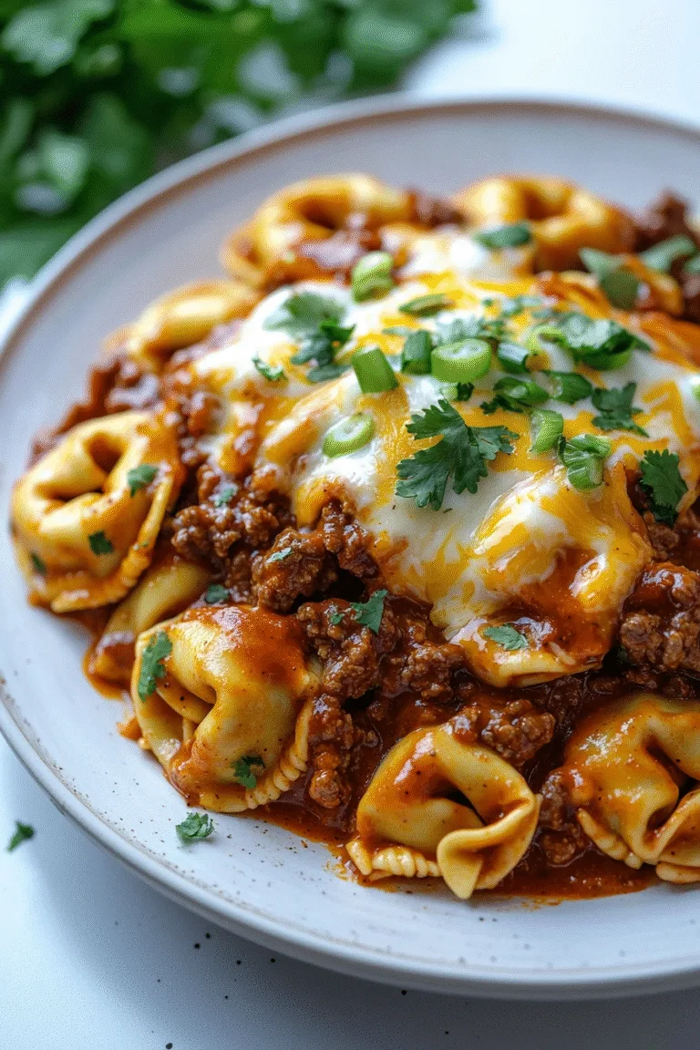 Beef Enchilada Tortellini