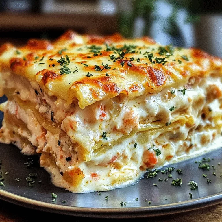 Creamy Shrimp Crab Lasagna