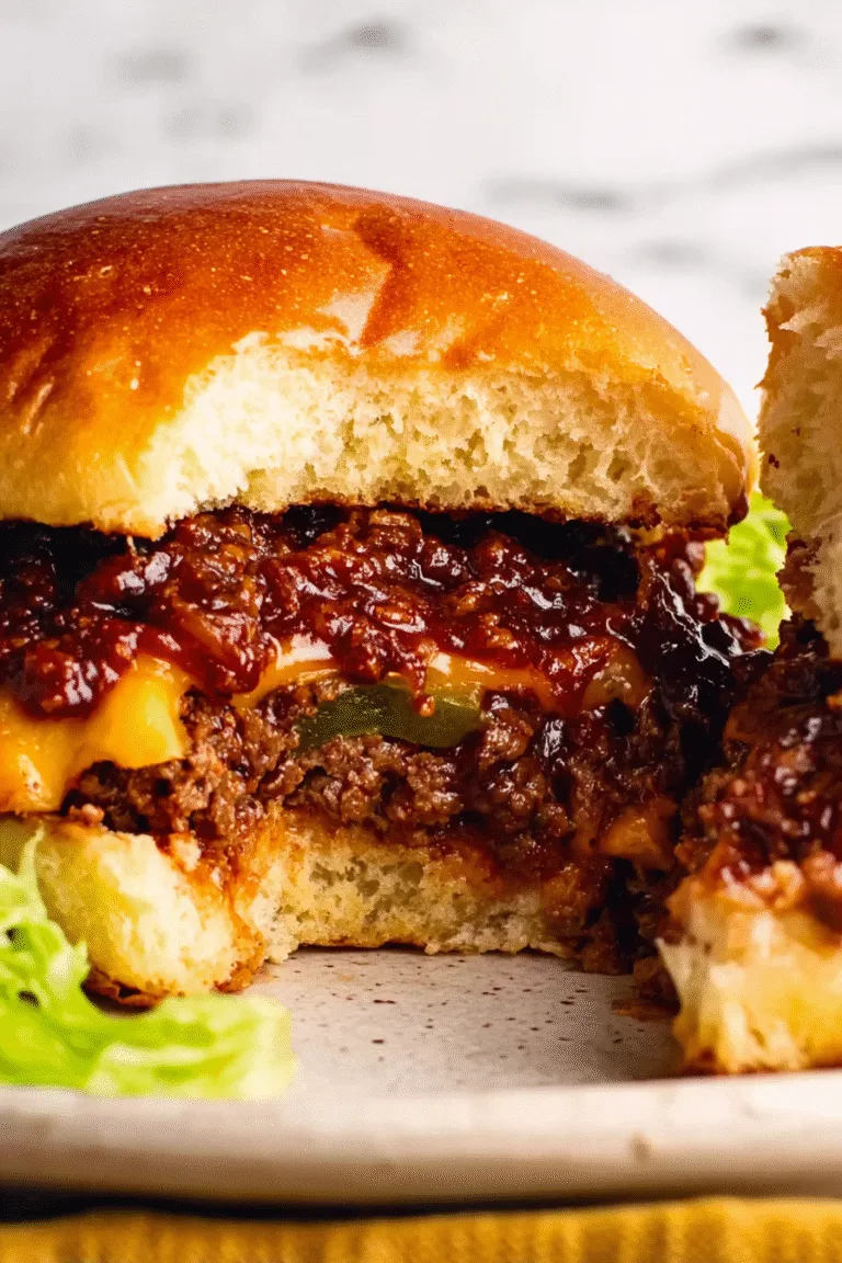 Tasty Sloppy Joe Smash Burgers