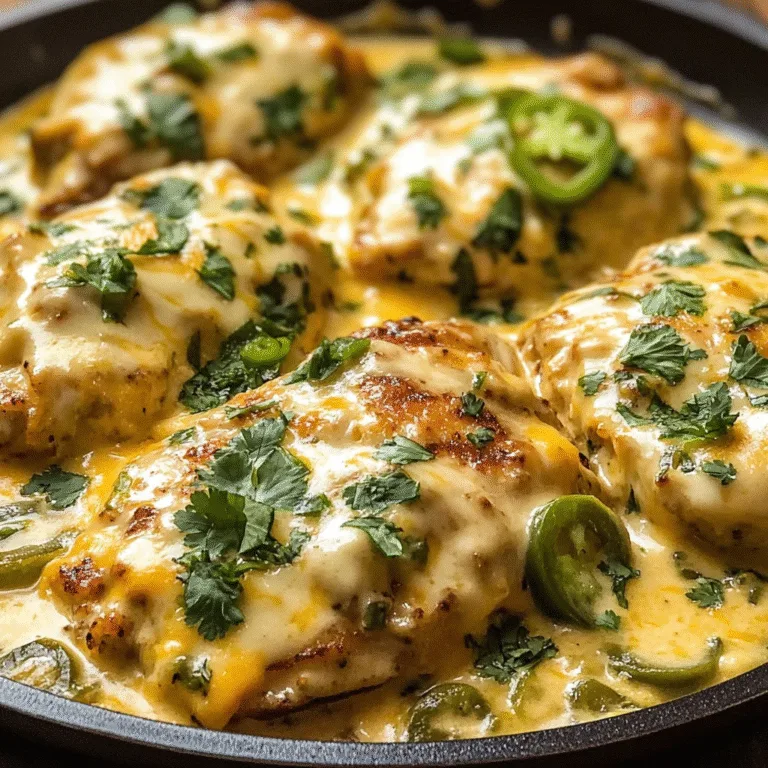 One Pan Cheesy Jalapeño Chicken
