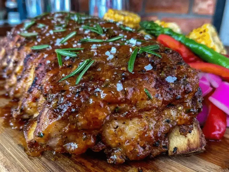 Slow Cooker Honey Mustard Baby Back Ribs