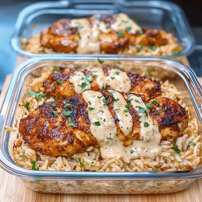 Irresistibly Creamy High Protein Cajun Chicken & Rice Delight