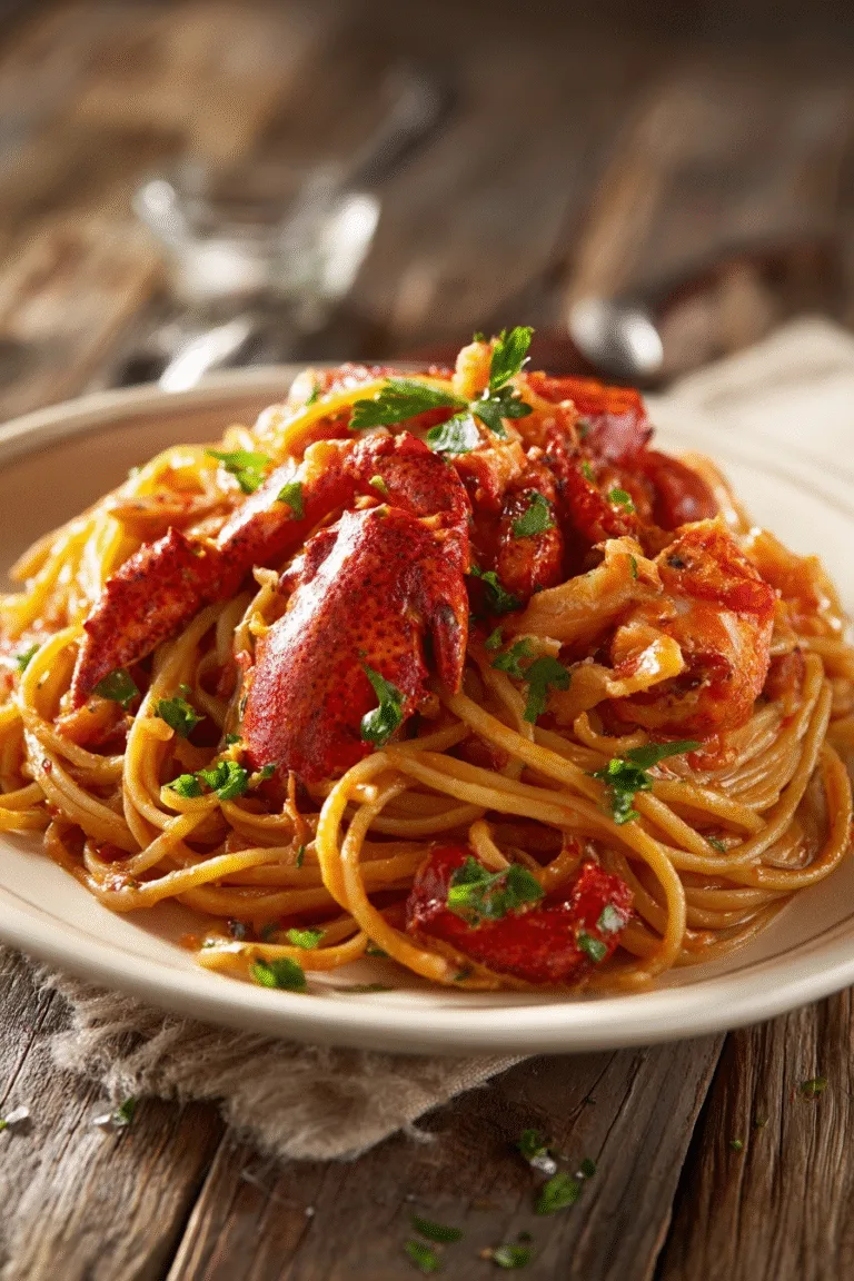 Romantic Lobster Spaghetti