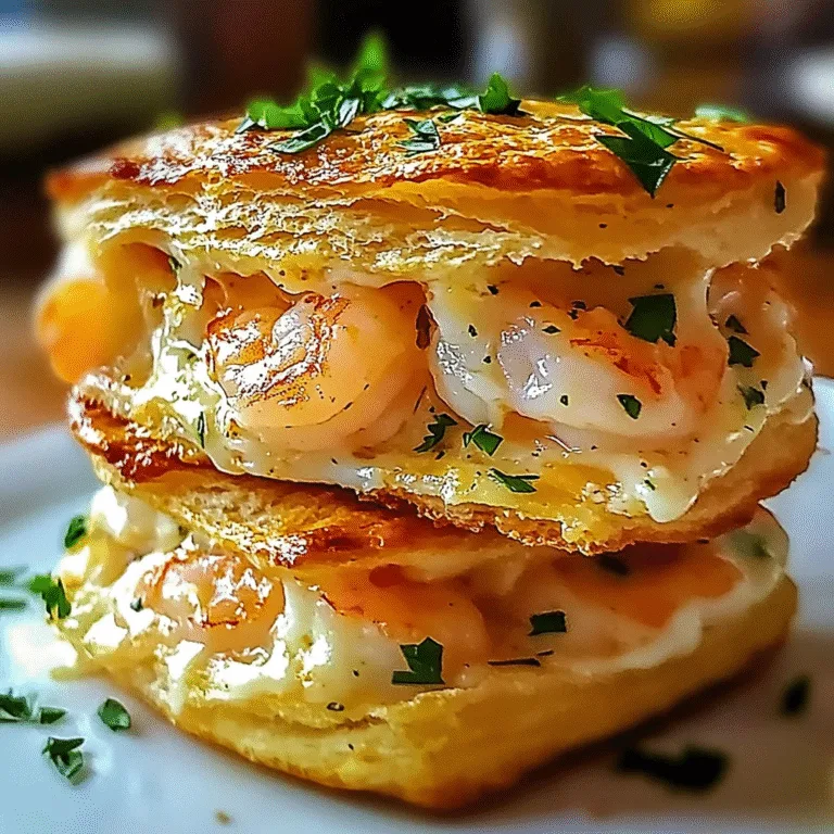 Savory Shrimp Crab Biscuit Melts