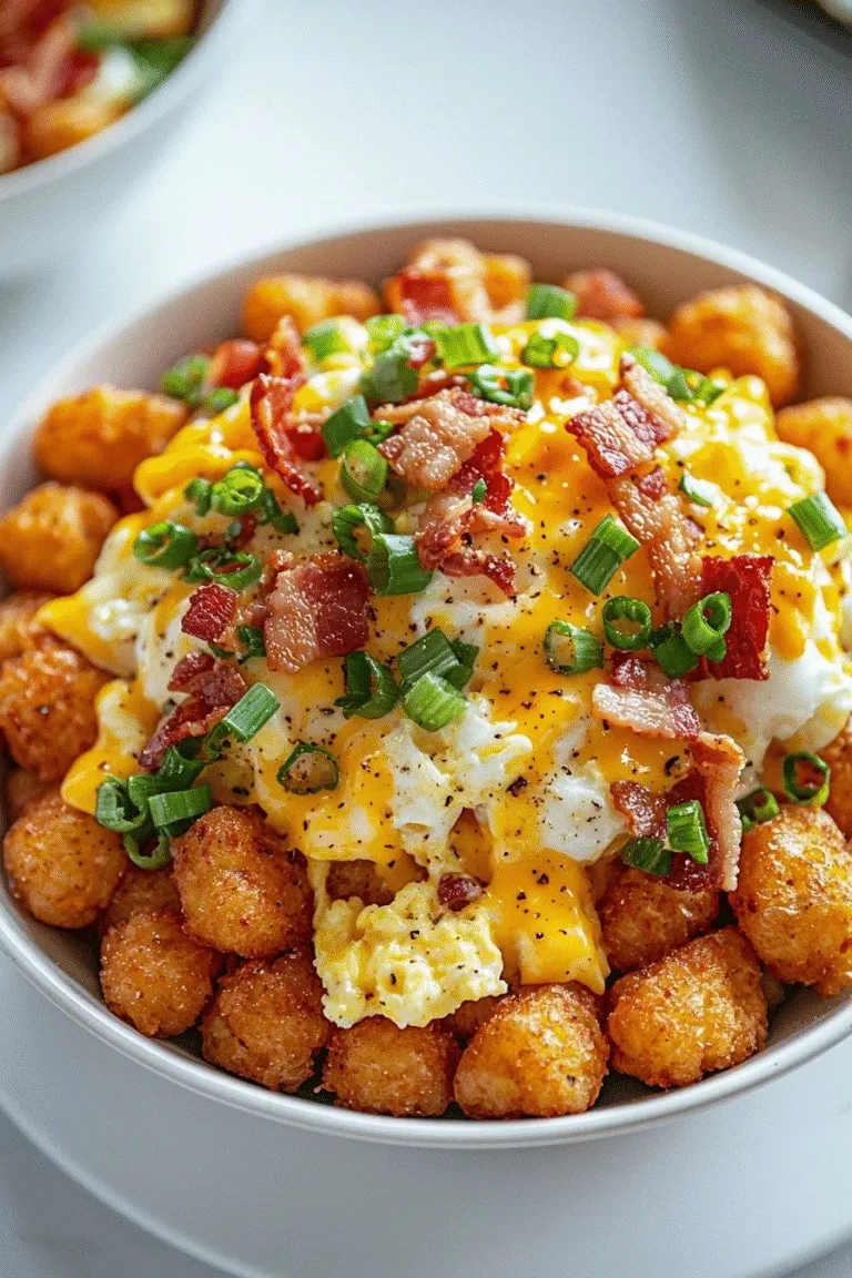 Tater Tot Breakfast Bowl