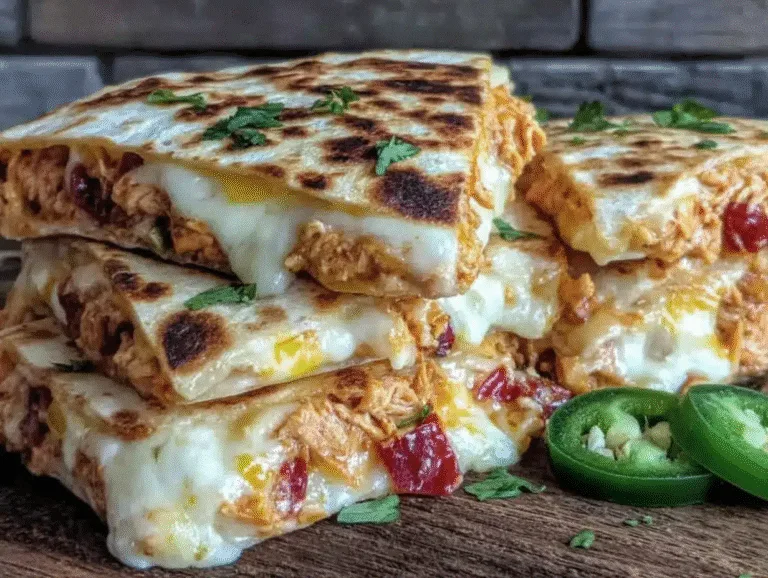 Easy Crispy Sheet Pan Chicken Quesadillas with Peppers and Jack Cheese