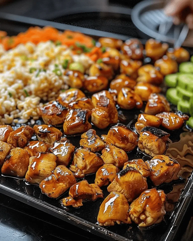 Blackstone Griddle Hibachi Chicken Feast: Easy Family Dinner Delight