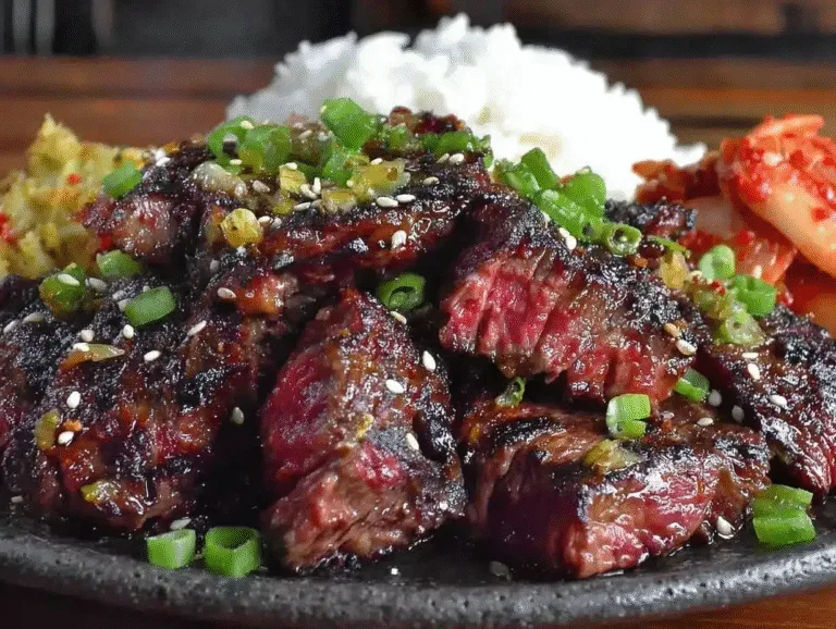 Tender Beef Bulgogi Recipe: Easy Homemade Korean BBQ with Sesame and Scallions