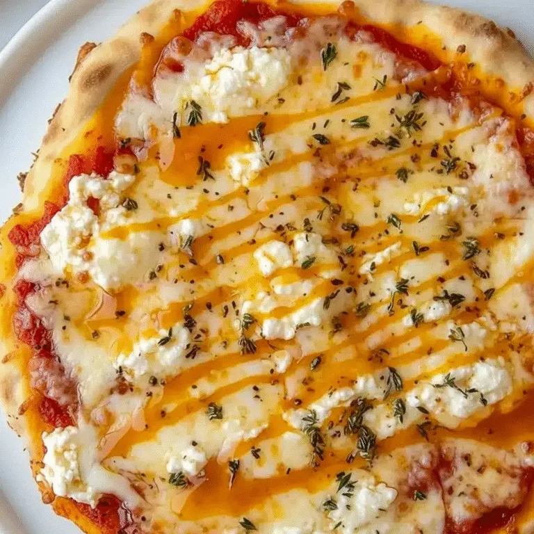 Hot Honey Ricotta Pizza