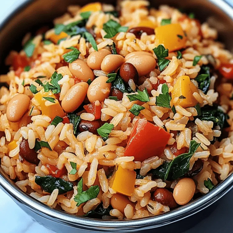 Delicious Mediterranean Rice and Beans