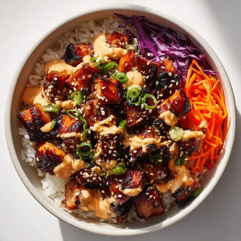 Korean BBQ Chicken Bowls (Easy Weeknight Recipe!)