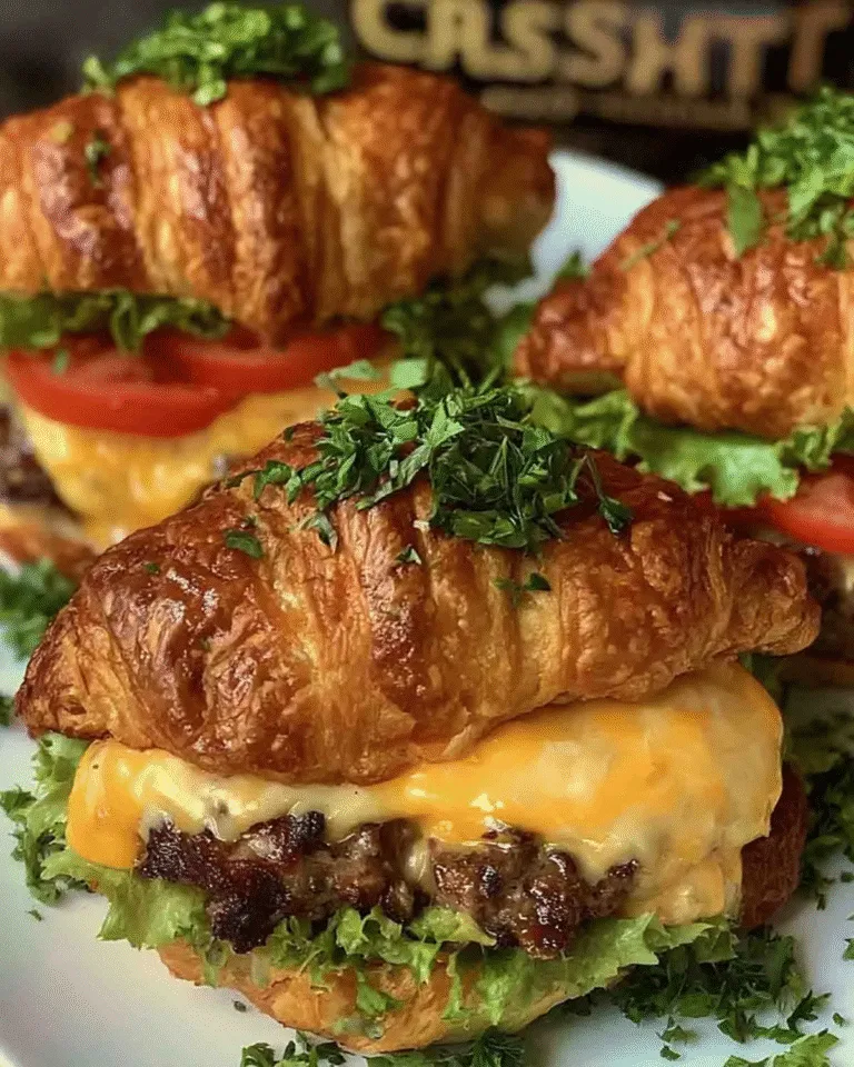Croissant Smash Burgers