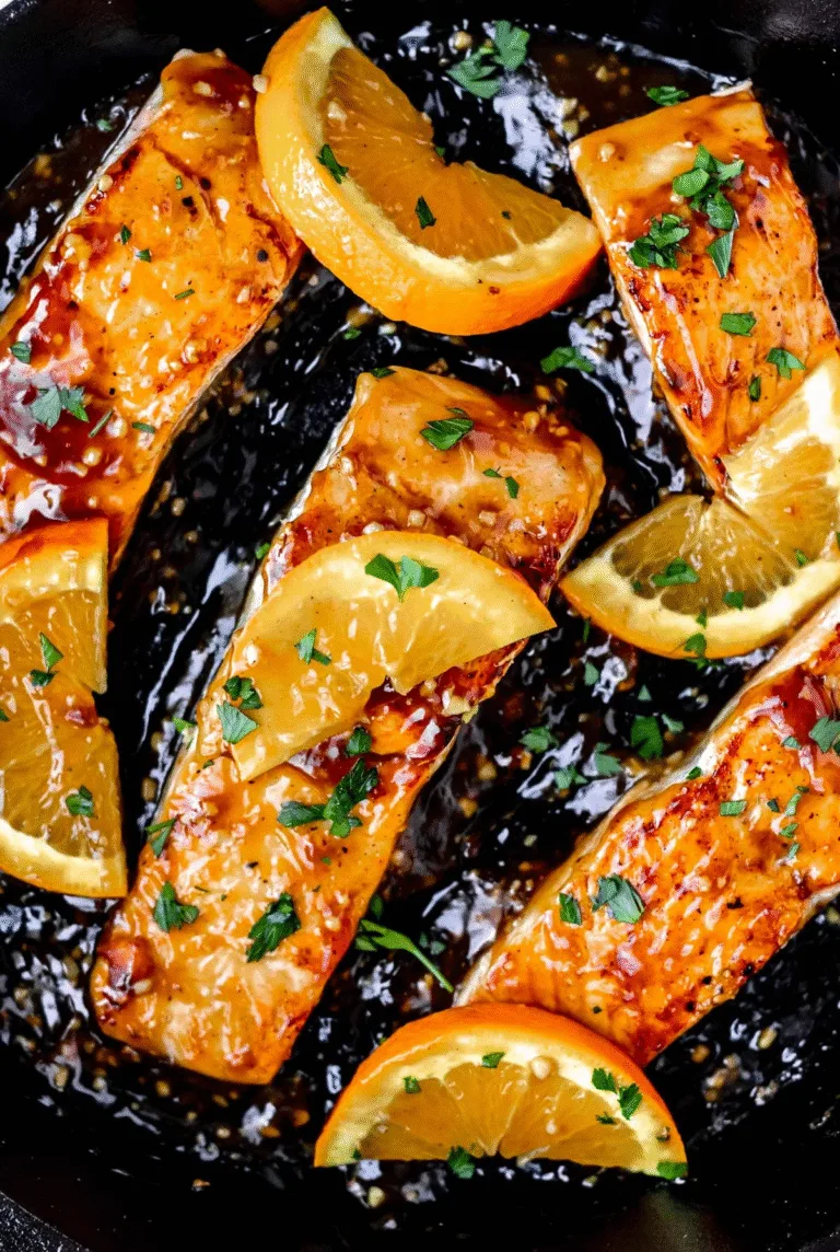 Orange Glazed Salmon