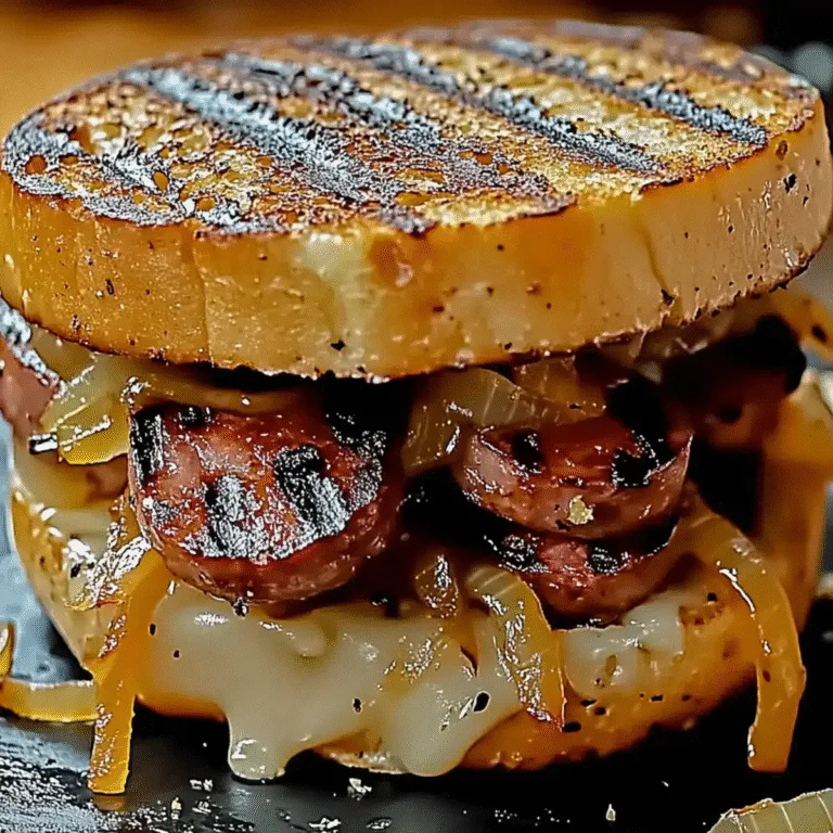 Savory Grilled Kielbasa Sandwiches