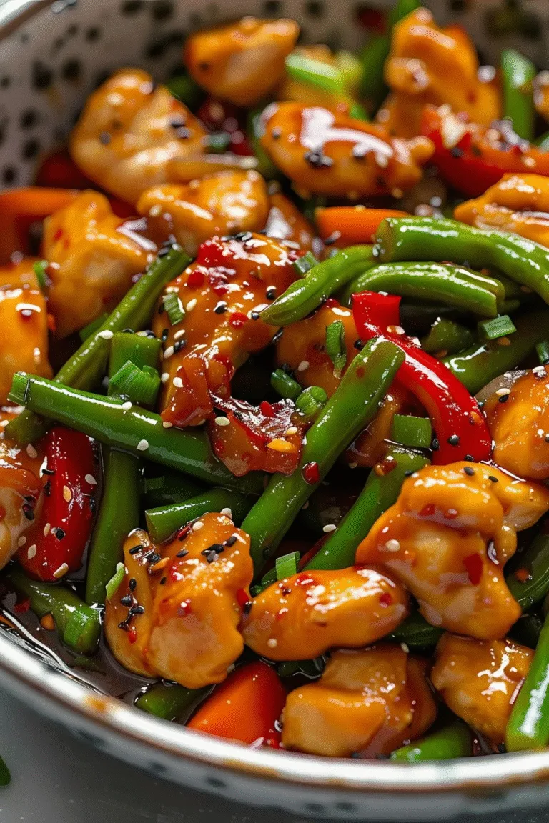 Green Bean Chicken Stir Fry