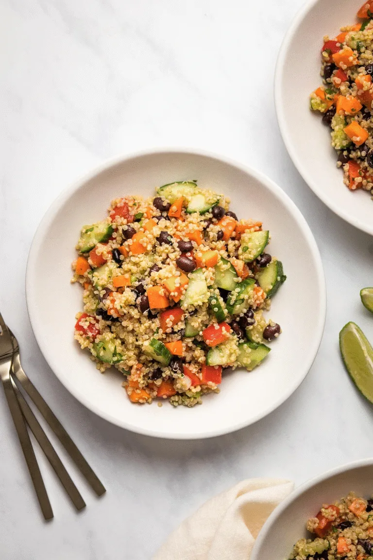 Quinoa & Black Bean Salad