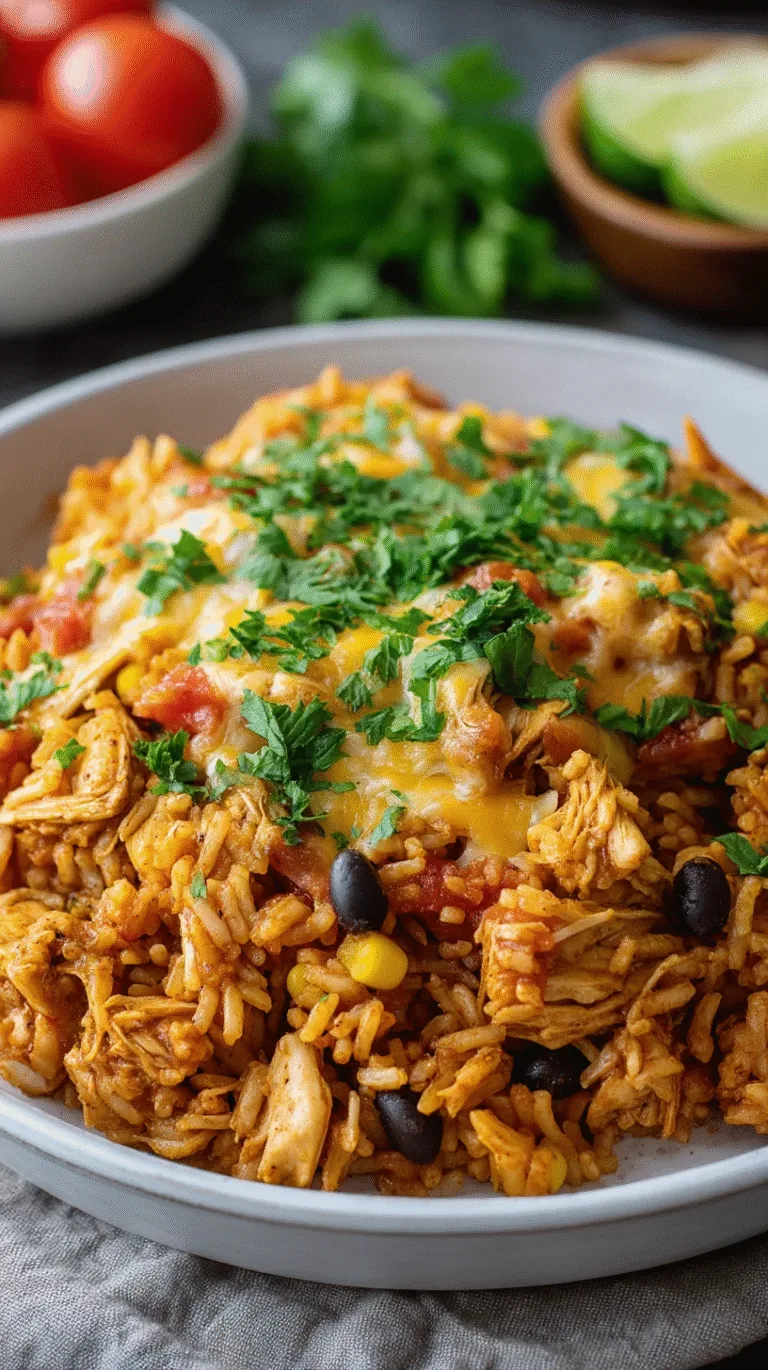 Slow Cooker Taco Chicken and Rice