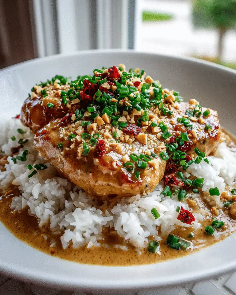 Crockpot Thai Peanut Chicken
