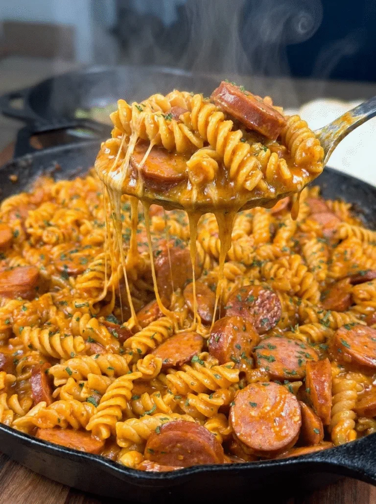 One Pan Kielbasa Pasta
