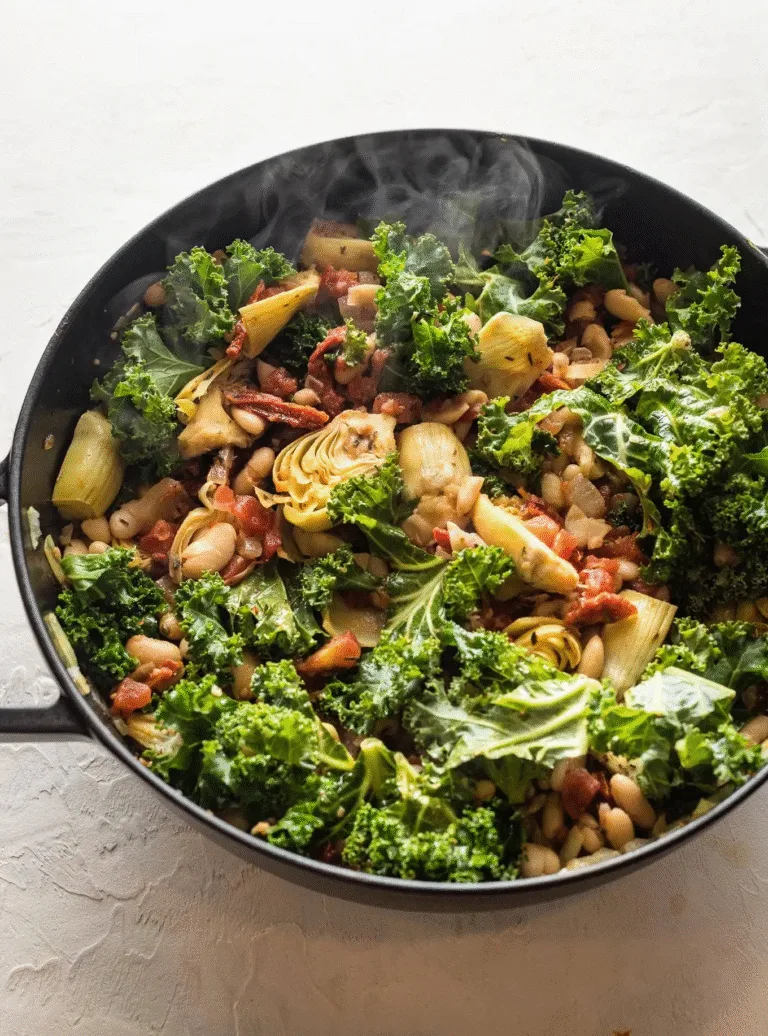 Tuscan White Bean Skillet